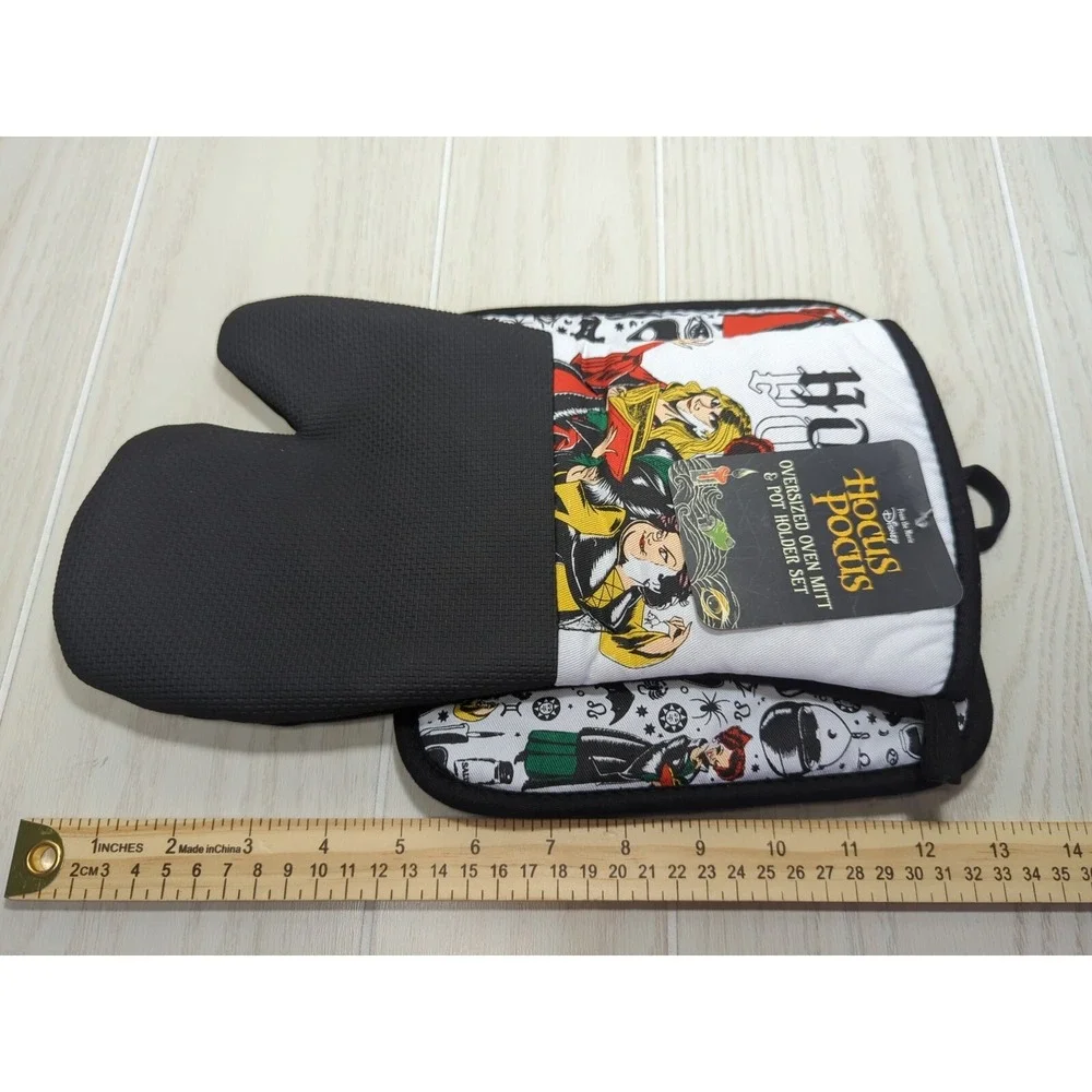 Hocus Pocus Kitchen pot holder hot pad oven mitt 2pc set NEW